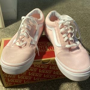Pink suede vans